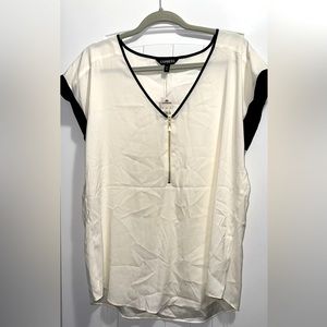 NWT EXPRESS FRONT ZIP GRAMERCY TOP